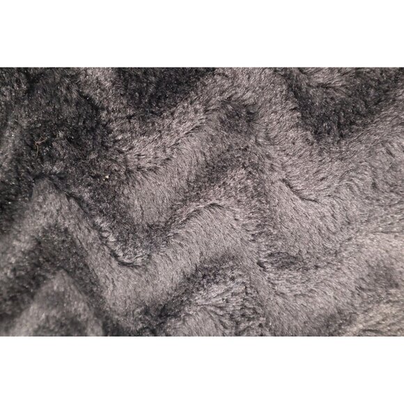 Alfred Dunner Petite Black Faux Fur Jacket with Zipper Size PM - Picture 14 of 16